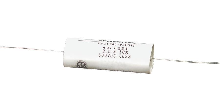 Genteq 40L6101 Capacitor Polypropylene Pp Film 1Uf, 600V, 10%, Axial