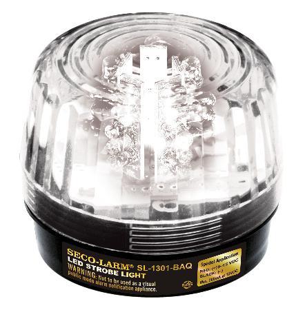 Seco Larm Sl 1301 Baq C Clear Led Security Strobe Light Seco Larm Sl 1301 Baq C Clear Led Security Strobe Light