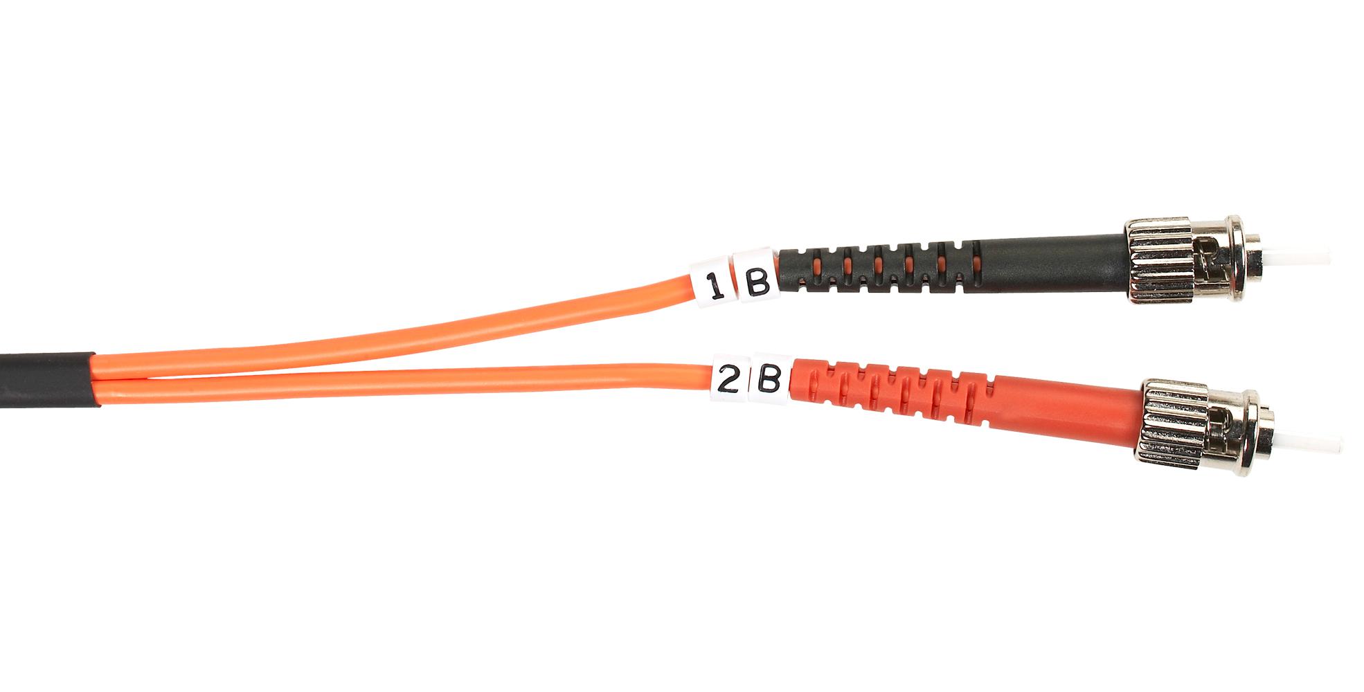 Black Box Fo625-001M-Stst Fo Cable, St Duplex -St Duplex, 1M