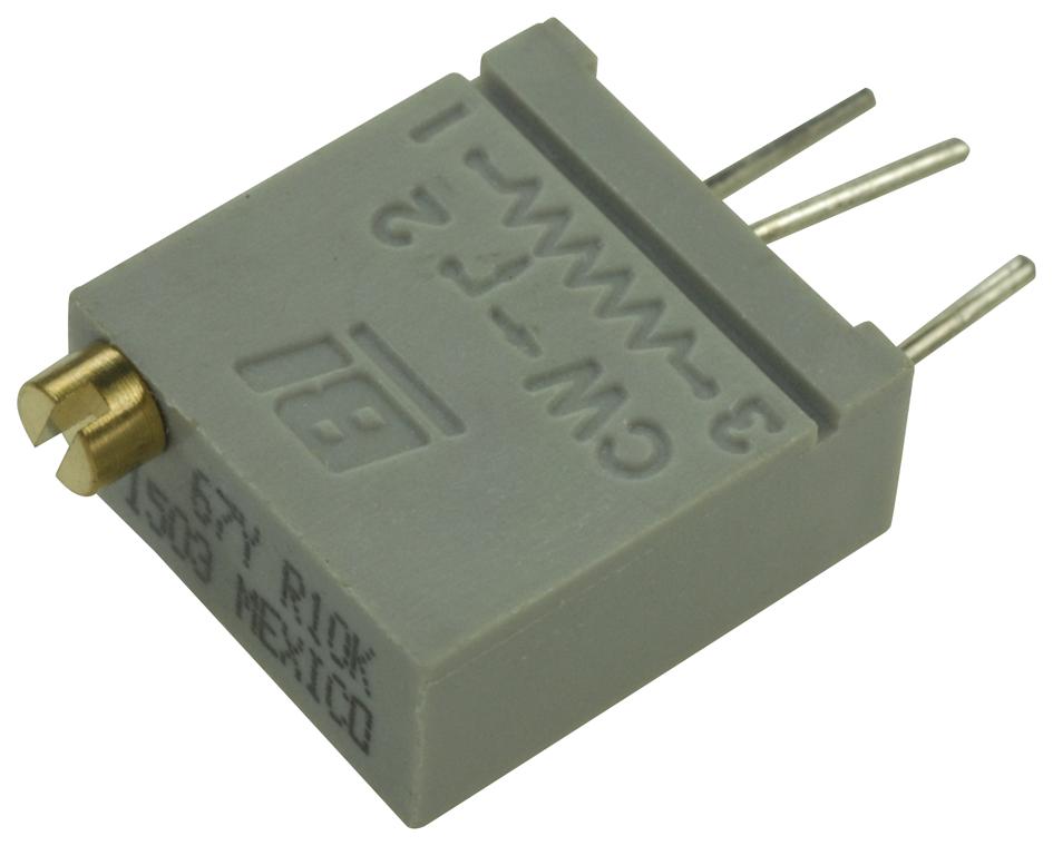 Tt Electronics/bi Technologies 67Yr10Klf Trimmer Potentiometer, 10Kohm 20Turn Through Hole