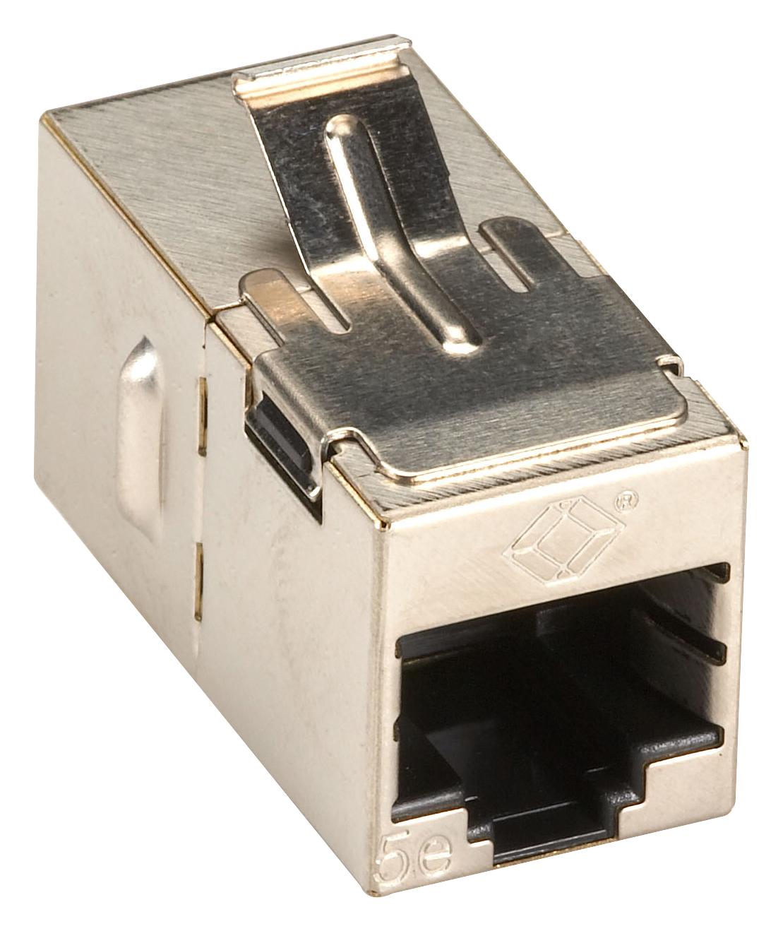 Black Box Fm593 Keystone Coupler, Cat5E, Rj45 Jack, 8P8C