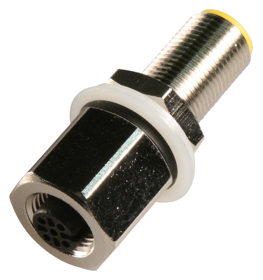 Turck Fk Fs 4.5/m12 Sensor Connector, M12, Rcpt, 5Pos