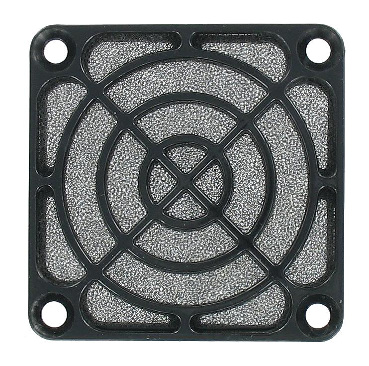 Qualtek Electronics 09250-F/60 Fan Filter Assembly, Plastic, 60mm