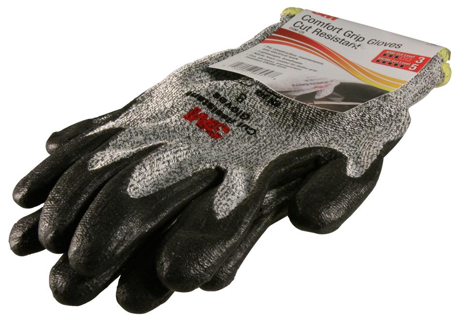 3M Cgm-Cr Glove, Knit Wrist, M, Grey, Polyethylene