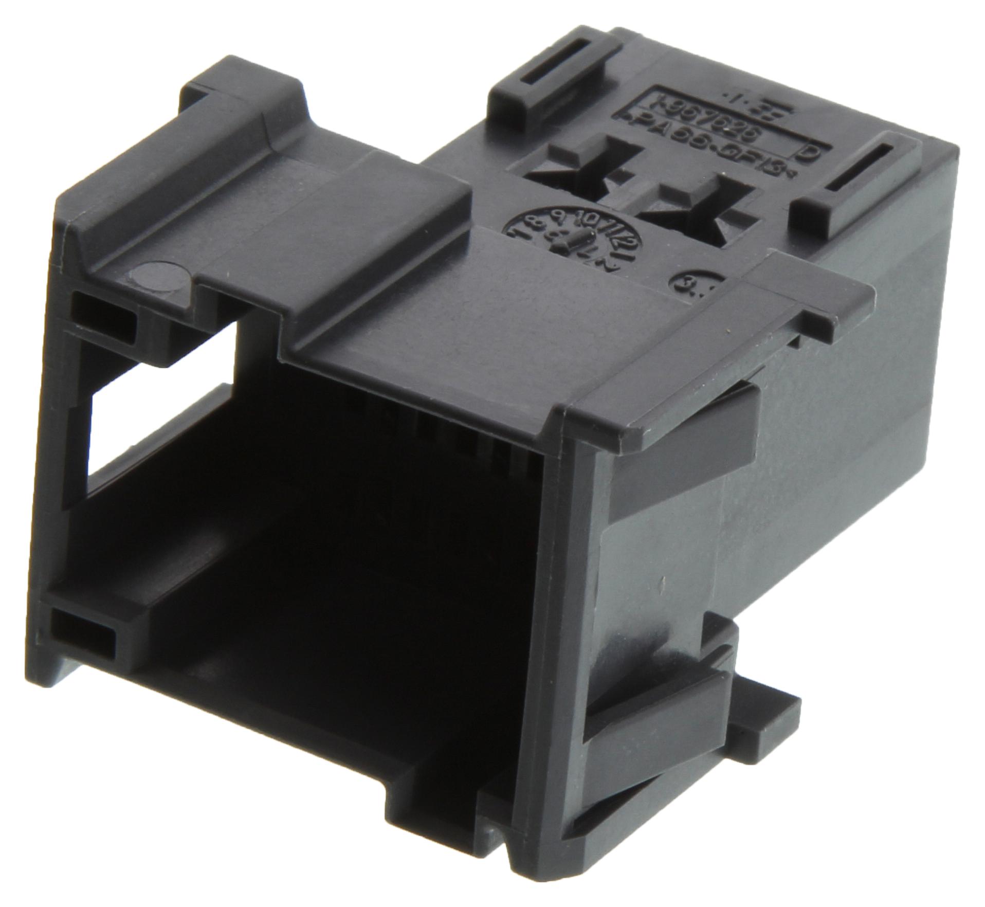 Amp Connectors / Te Connectivity 1-967626-4. Tab Housing, 2,8mm 9 Pos. 18J1397