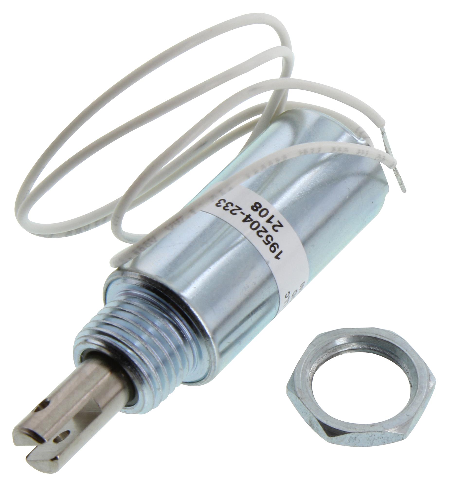 Ledex 195204-233. Solenoid, Tubular, Pull, Continuous