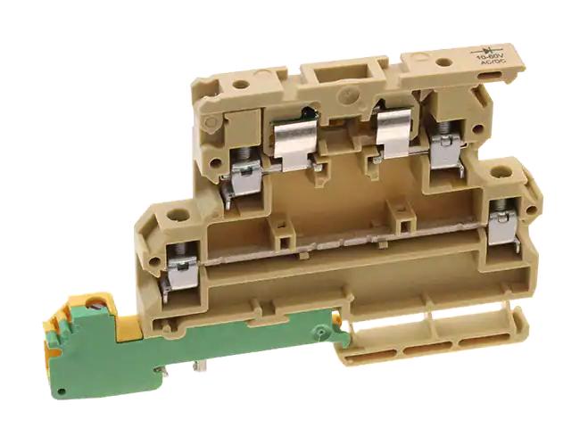 Weidmuller 9158340001 Fused Terminal Block, 4Pos, 26-12Awg