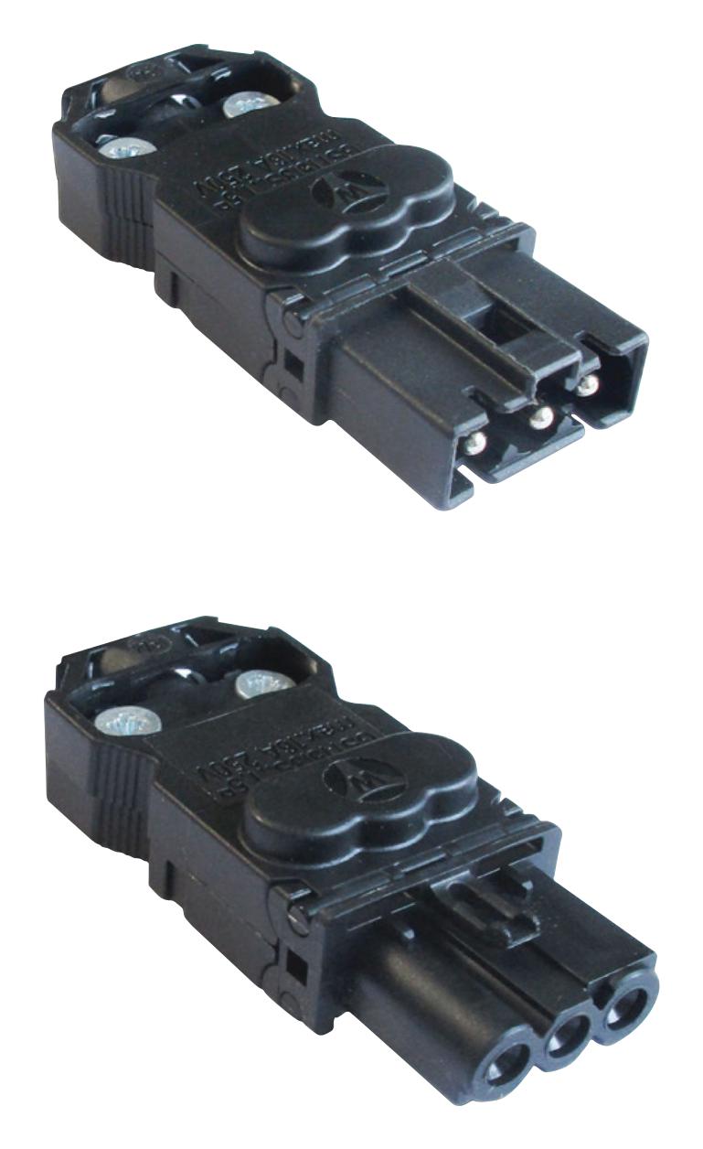 NVent Hoffman Elcn1 Led Connector Kit, Polyamide, Blk, Enclosure