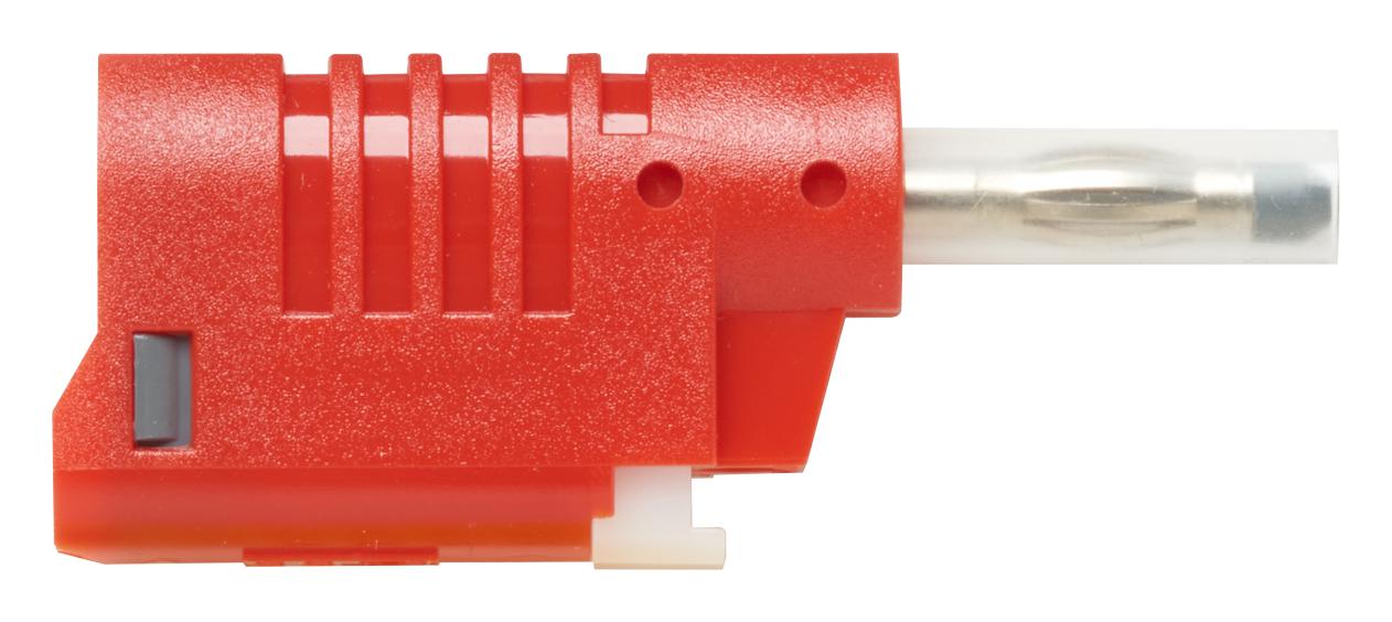 Pomona 73093-2 4mm Banana Plug, Stacking, 36A, Red