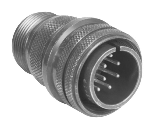 Amphenol Industrial 97-4106A-18-12P Mil Spec Cir Connector, Plug, 18-12, Crimp