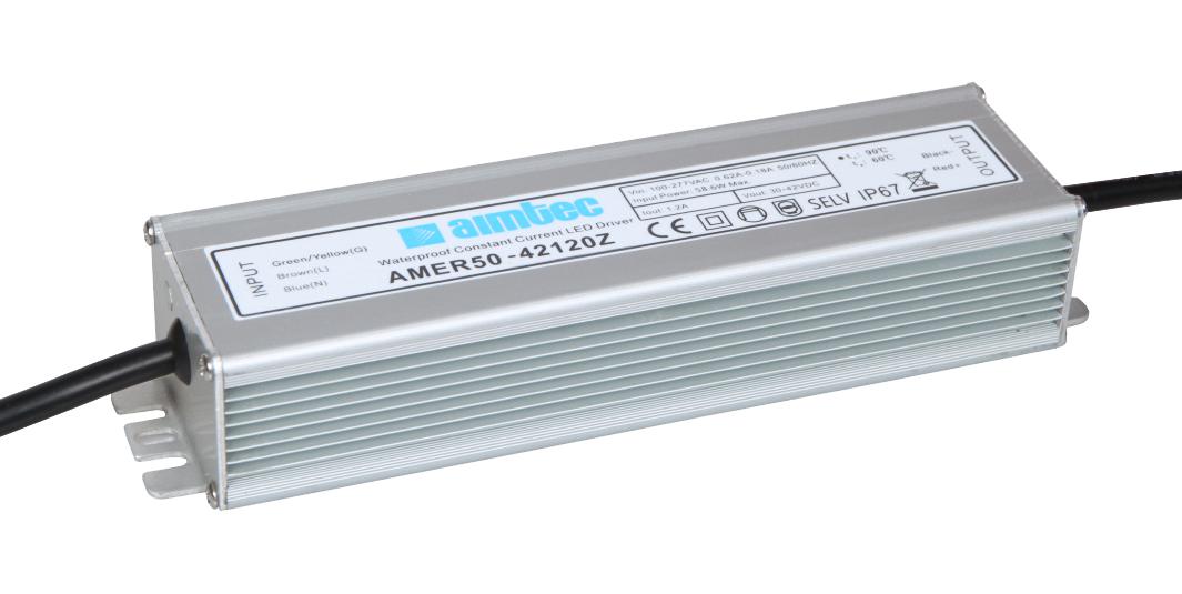 Aimtec Amer50-42120Z Led Driver, Constant Current, 50.4W