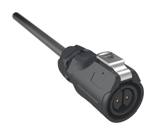 Amphenol Communications Solutions Mrdbn02Capacitorc00 Cable Assy, 2P Cir Plug-Free End, 3M