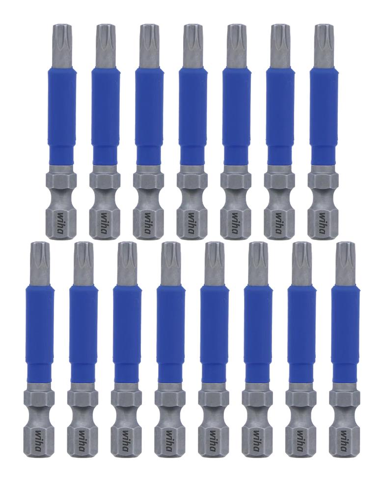 Wiha 70260 1/4 Impact Bits, Torx T25, 15Pcs