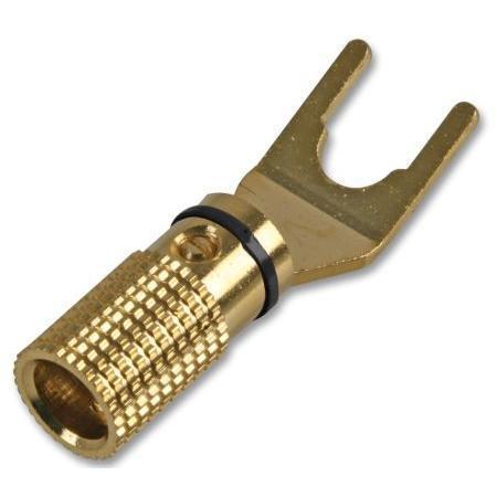 Multicomp Pro 27-8192 Gold Plated Spade Terminal - Black