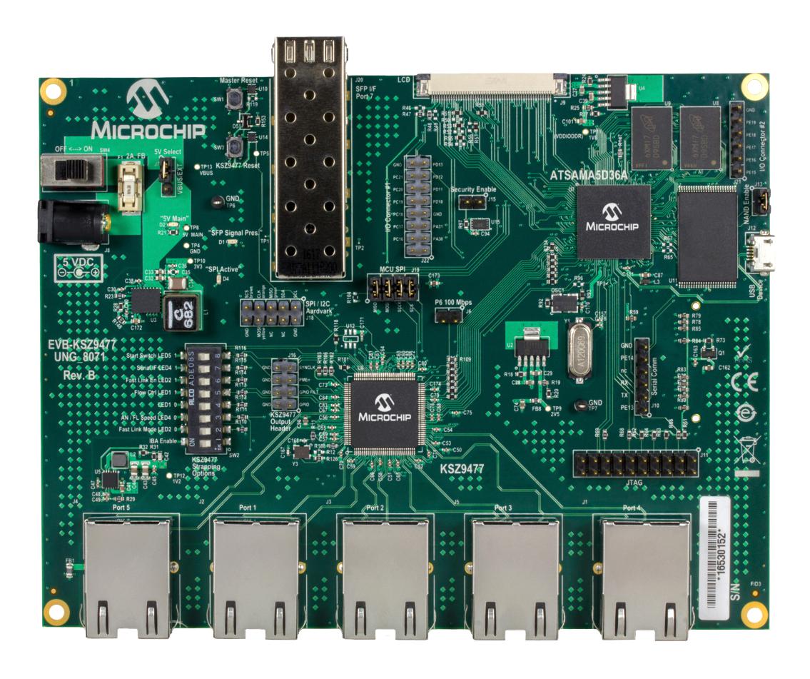 Microchip Technology Technology Evb-Ksz9477-1 Eval Board, Gigabit Ethernet Switch