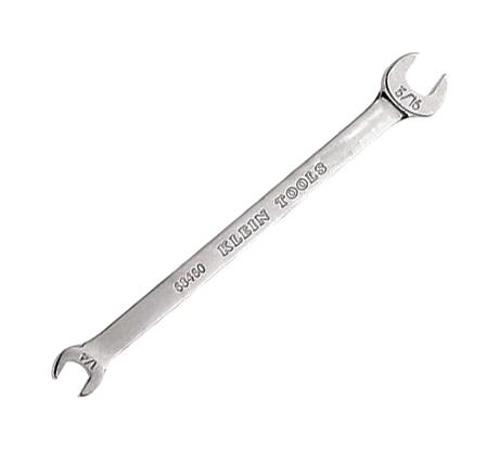 Klein Tools 68460 Open-End Wrench, 5/16 & 1/4, 4.75