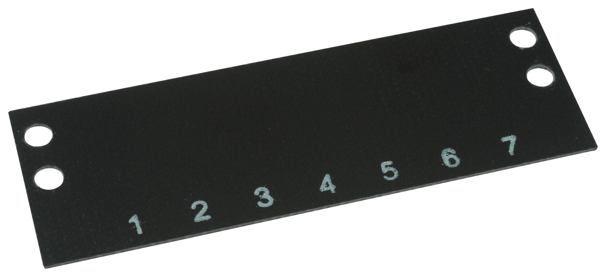 Cinch Connectivity Solutions Ms-7-140 Terminal Block Marker, 1 To 7, 9.53mm