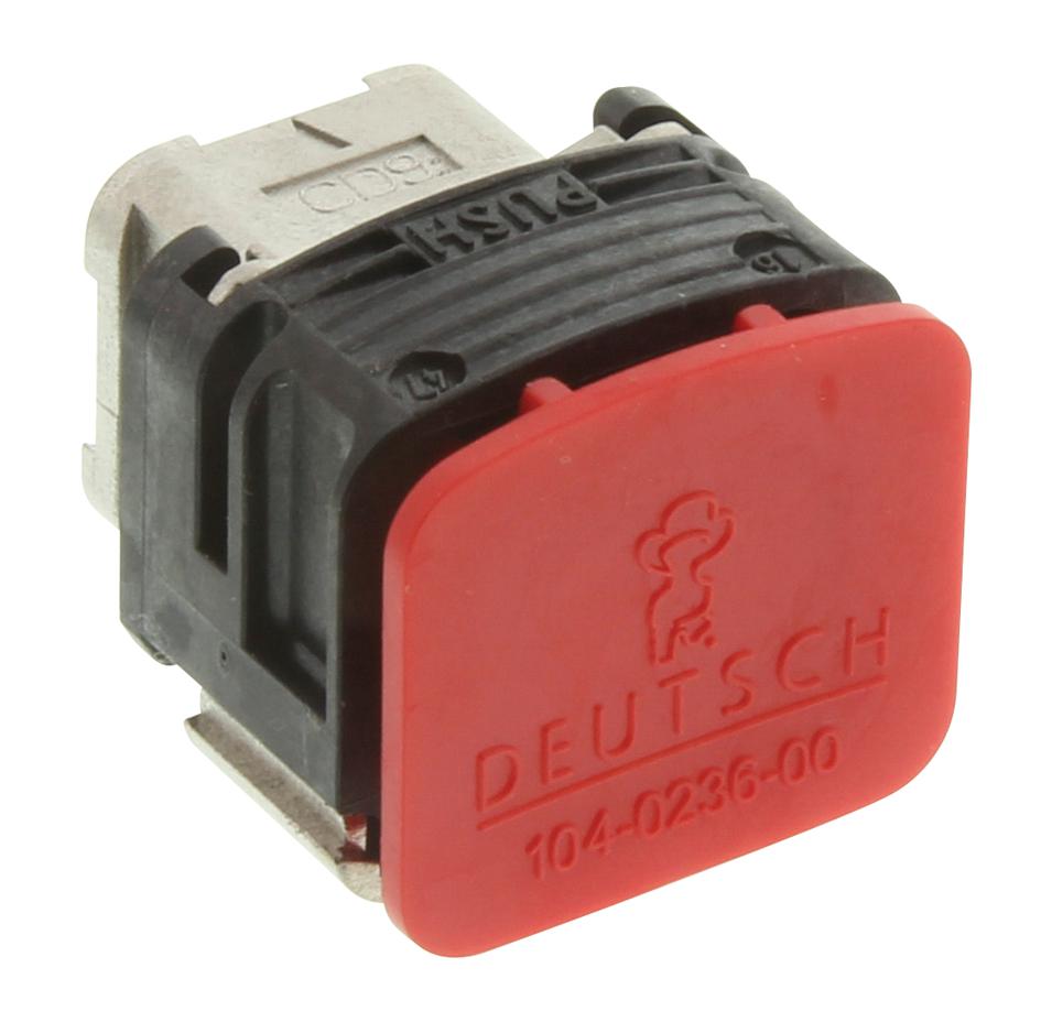 Deutsch Connectors / Te Connectivity Dmc-Md 20 N Heavy Duty Housing, Plug, Size 20, Black