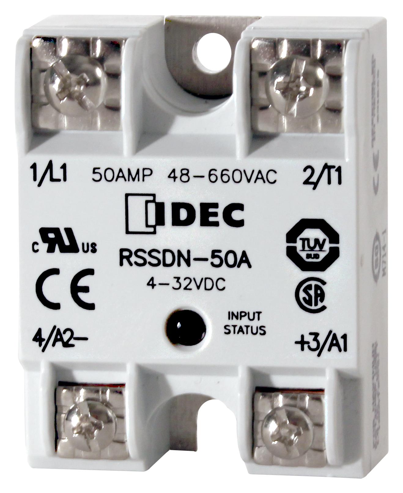 IDEC Rssdn-75A Ssr, Din/panel Mount, 660Vac, 32Vdc, 75A