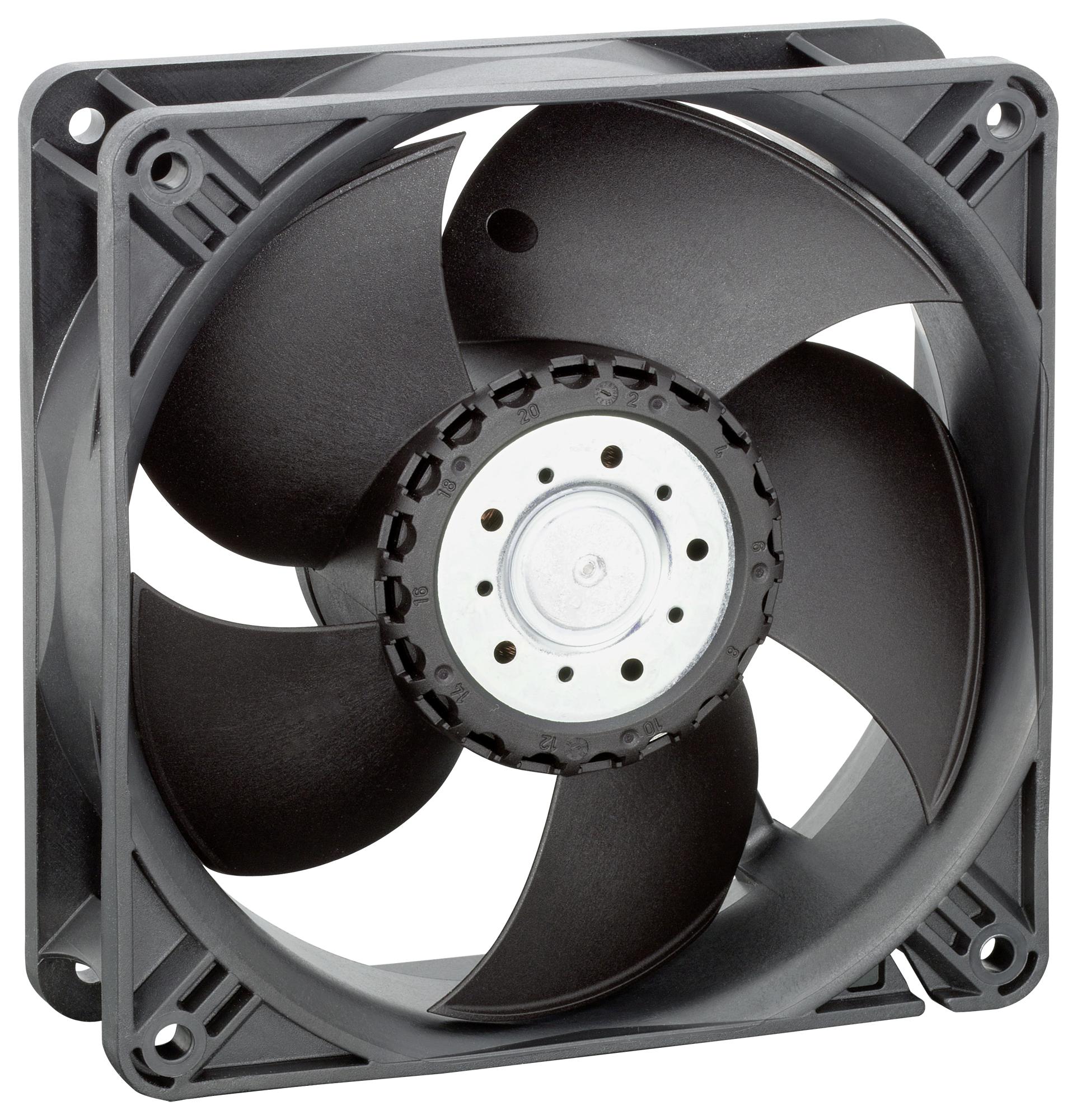 Ebm-papst 4418H Axial Fan, 119mm, 48Vdc