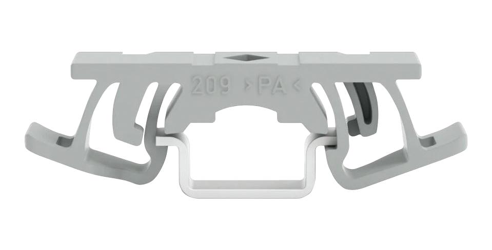 WAGO 209-1115 Mounting Foot, Grey, Din-15 Rail