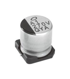 NIchicon Gya1H101Mcq1Gs Capacitor, Alu Elec, 100Uf, 20%, 50V, Smd