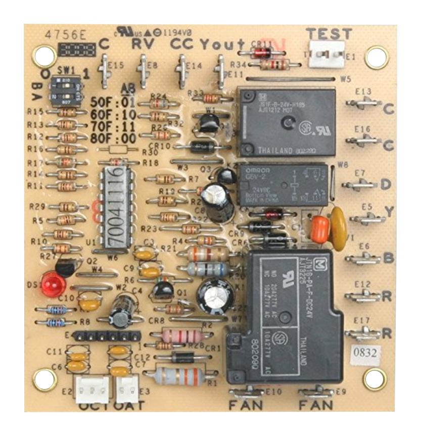 White Rodgers 47D40-801 Defrost Control, 5% To 95% Rh, 24Vac