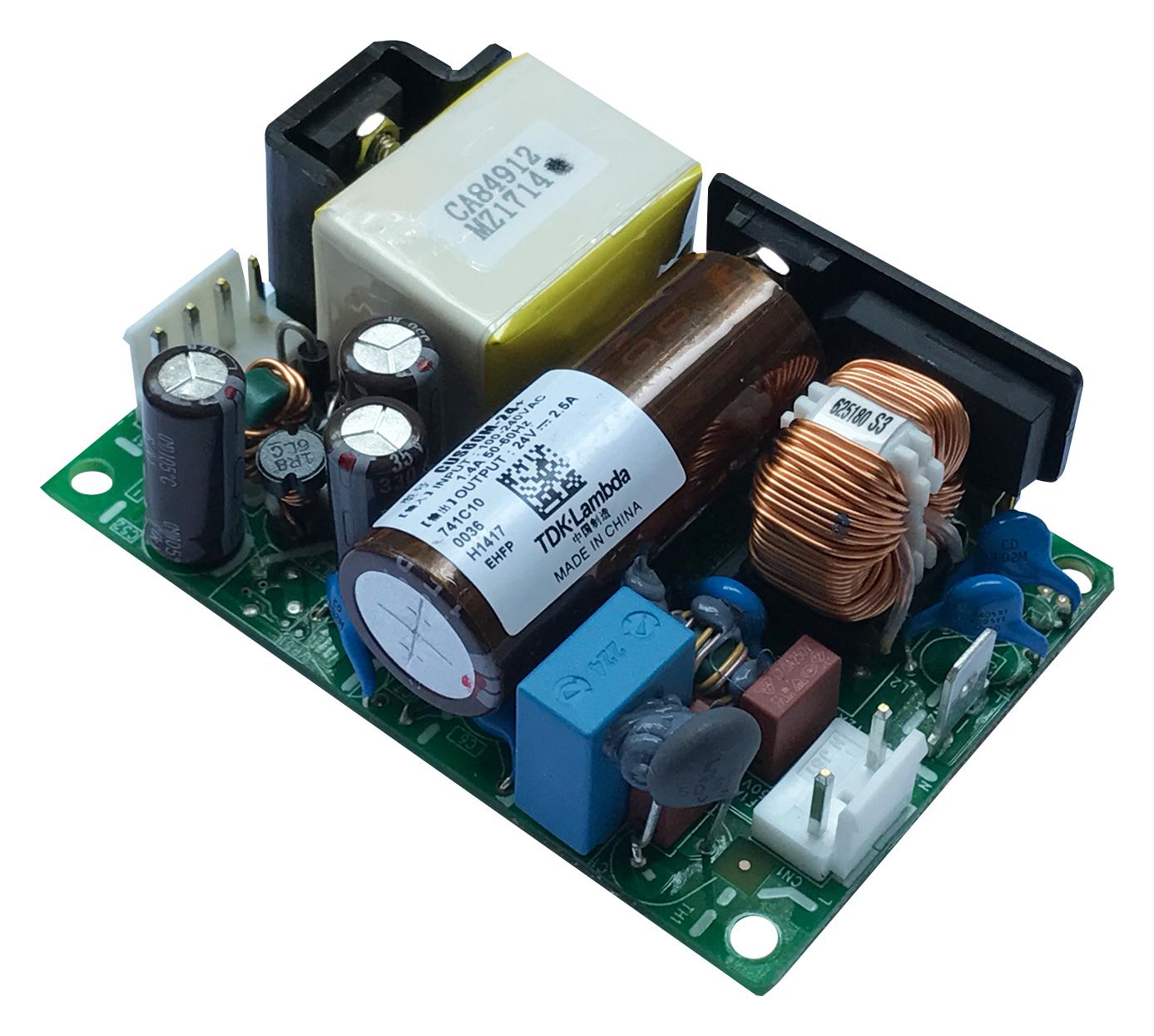 TDK-Lambda Cus60M5 Power Supply, Medical, Ac-Dc, 5V 6A