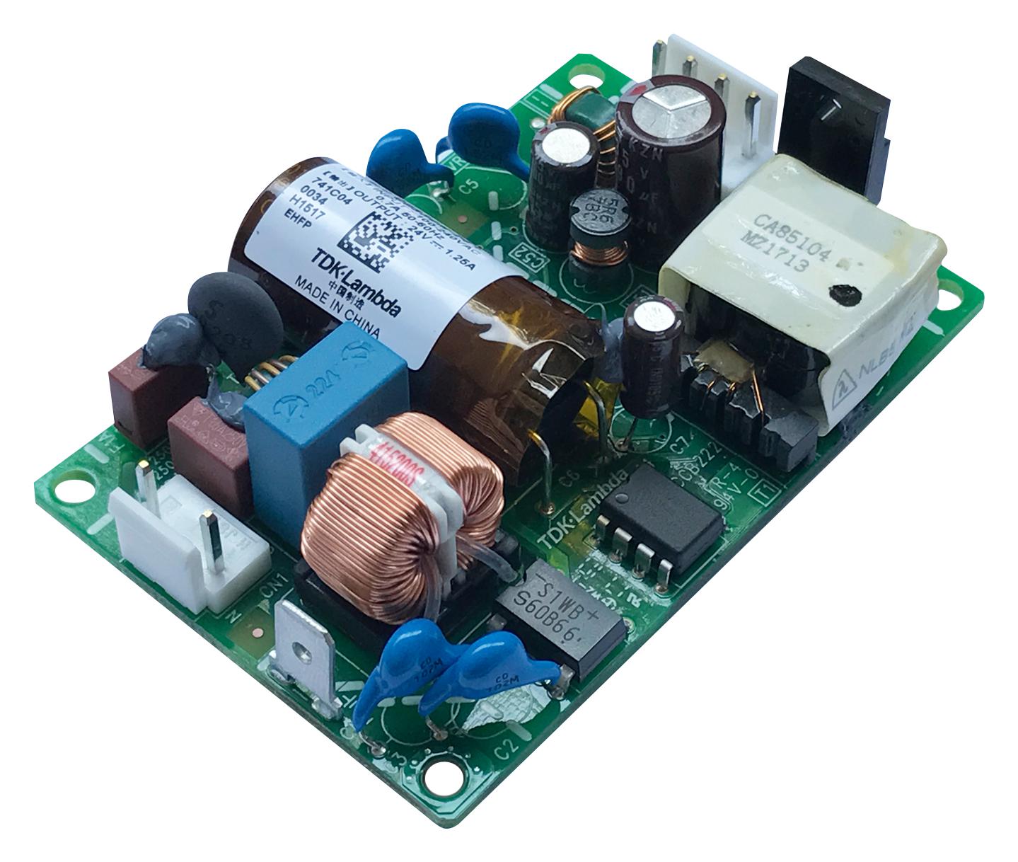 TDK-Lambda Cus30M48 Power Supply, Medical, Ac-Dc, 48V 0.63A