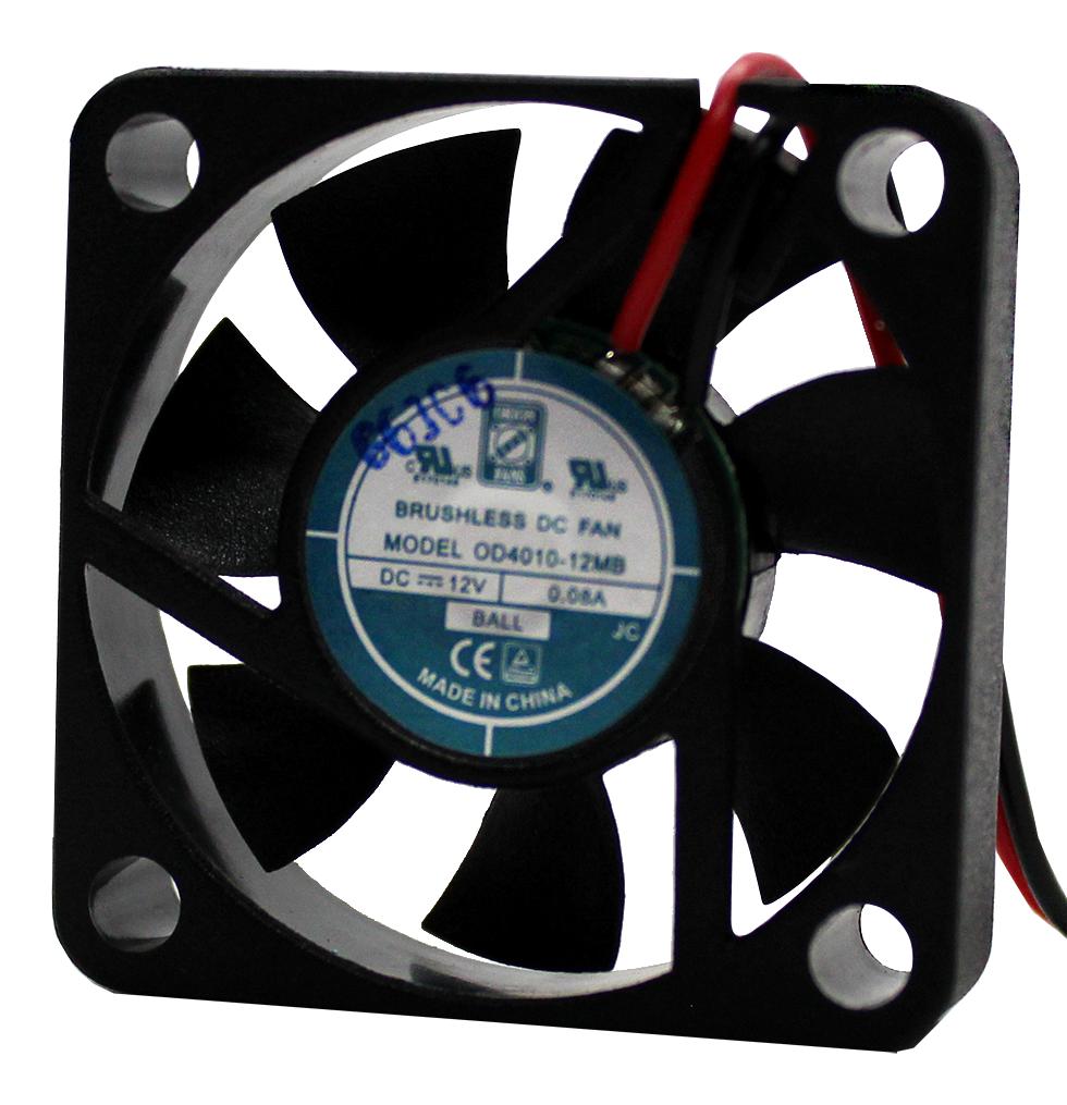 Orion Fans Od4010-12Mb02A Dc Fan, 40mm, 7.2Cfm, 12V, 6000Rpm