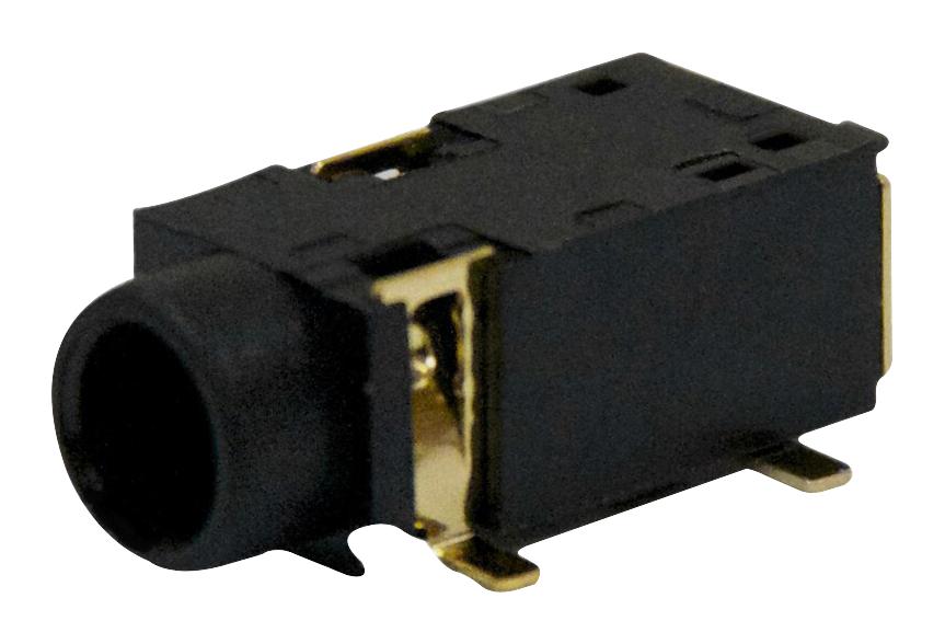 Switchcraft/conxall 35Rasmt2Bhsntrx Phone Audio Connector, 3.5mm R/a Jack, 3Pos