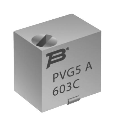 Bourns Pvg5A503C03R00. Res, Trimmer, 50K, Top Adjust, 10%