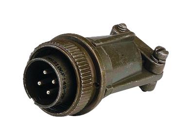 Amphenol Industrial Ms3106E24-10P. Mil Spec Circular Connector, Plug, 7P, 24-10