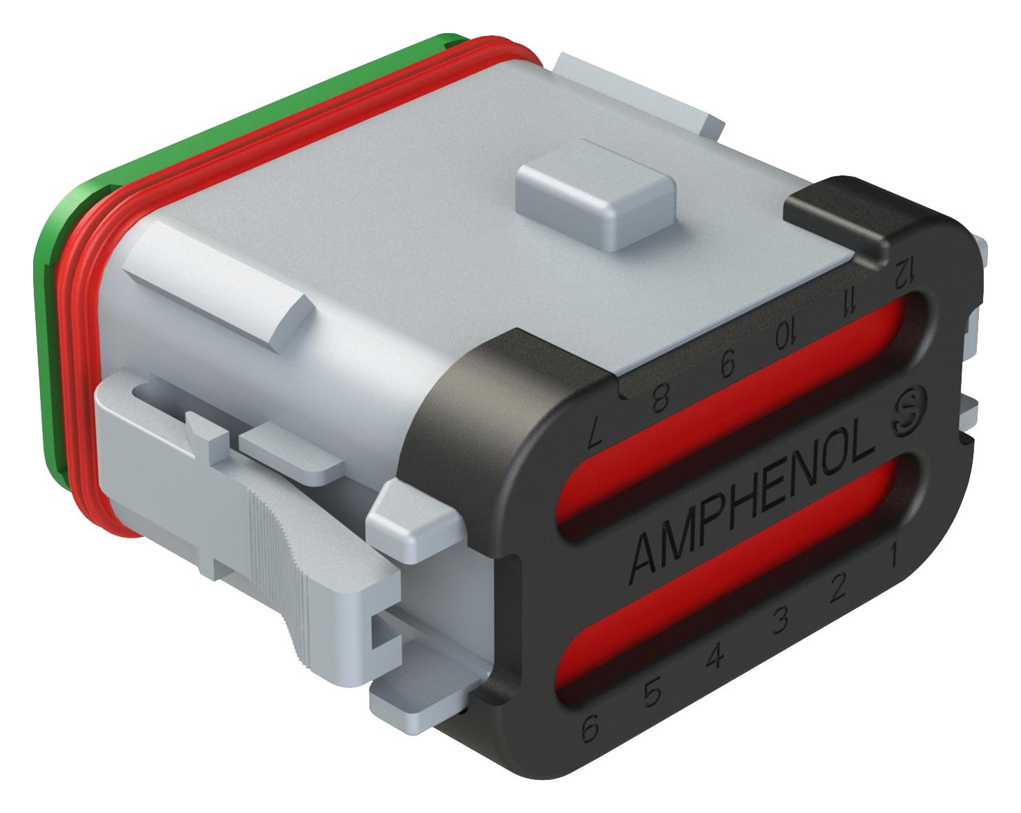 Amphenol Sine/tuchel At06-12Sa-Ss01 Automotive Housing, Plug, 12Pos, 13A