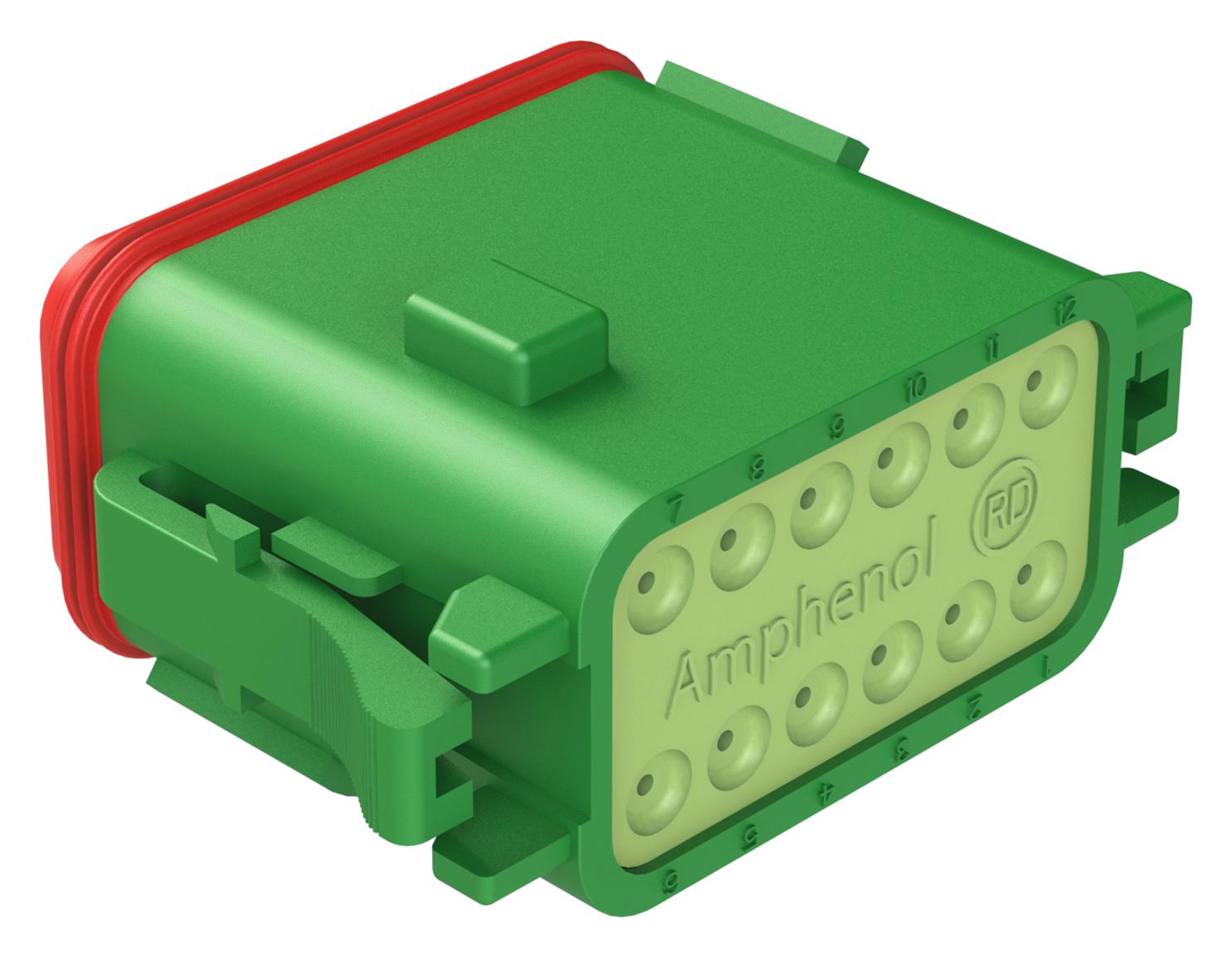 Amphenol Sine/tuchel At06-12Sc-Rd01 Automotive Housing, Plug, 12Pos, 13A