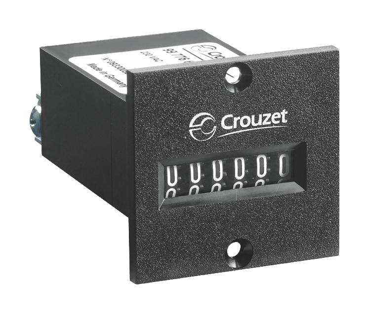 Crouzet 99776602. Impulse Counter, 6 Digit, 115Vac