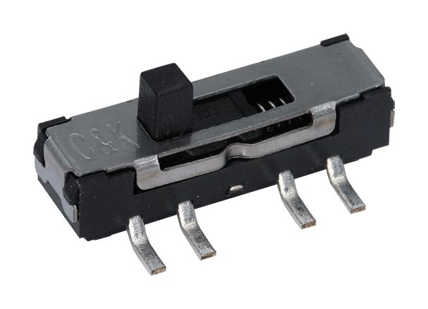 C&k Components Js203011Scqn Slide Switch, Dp3T, 0.3A, 6Vdc, Tht