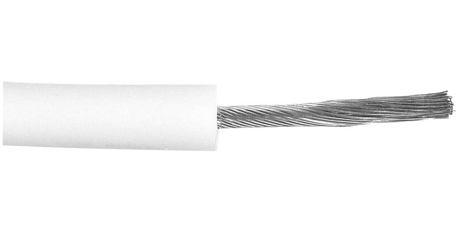 Belden 83006 009100 Hook Up Wire, 100Ft, 22Awg, Copper, White, 600V