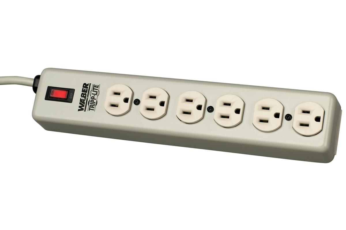 Eaton Tripp Lite 6Spdx-15 Power Strip, 6 Outlet, 15A, 120V, 15Ft