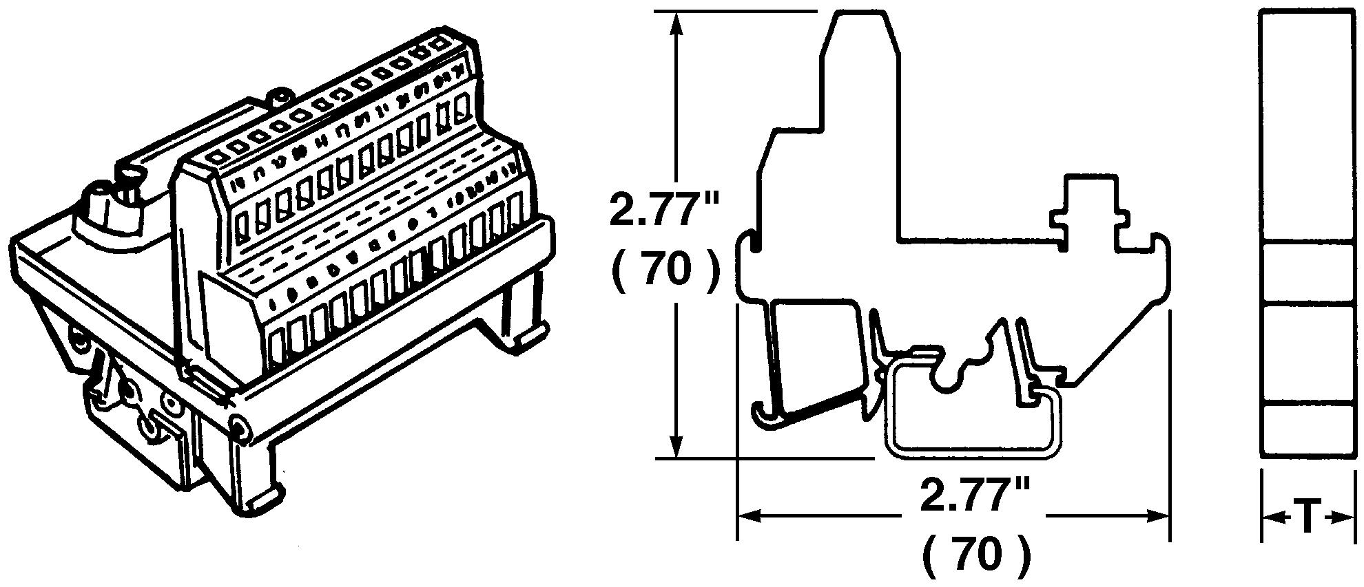 Weidmuller 7940102208 Interface Terminal Block, D Sub Female-Tb, 25Pos