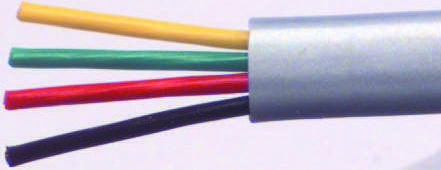 Multicomp Spc19813-Rh Flat Phone Line Cord 6 Conductor 24Awg 100Ft