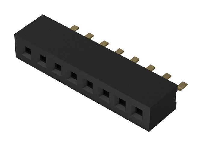 Gct Bc075-06-A-L-D Connector, R/a Rcpt, 6Pos, 1Row, 1mm, Smt