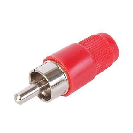 Mcm 27-085 Red Plastic Rca Type Plug