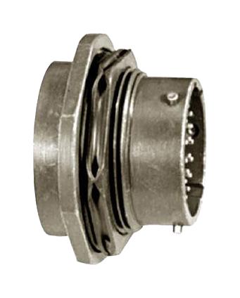 ITT Cannon Ms3124E12-10S Mil Spec Circular Connector, Rcpt, 10P, 12-10