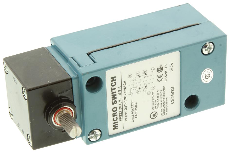 Honeywell Lsyab2B Limit Switch, Side Rotary, Dpdt-2No/2Nc