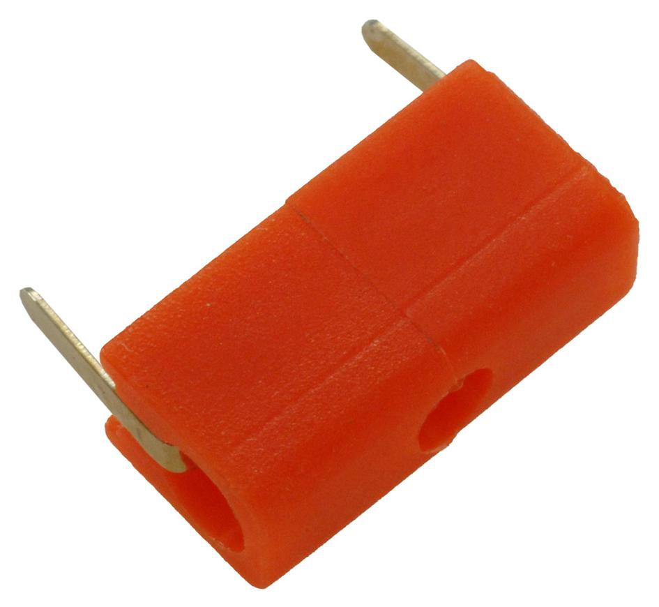 Johnson Cinch Connectivity 105-0756-001 Test Jack, Horizontal, 5A, Orange