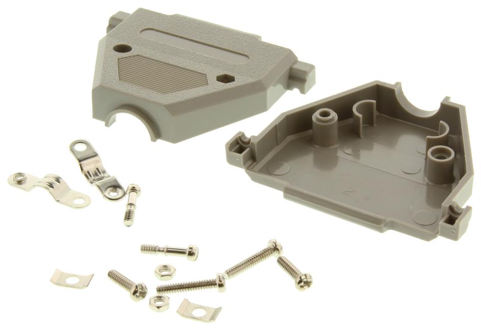 NorComp 977-037-010R031 D Sub Back Shell, Size Dc, Abs