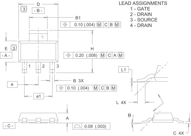 Onsemi Pzt751T1G. Bipolar Transistor, Pnp, -60V