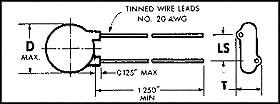 Vishay 125Ls30-R Ceramic Capacitor 0.03Uf, 125V, Y5V, 20%