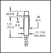 VCC (Visual Communications Company) 2150Qa1. Lamp, Indicator, Neon, Red, 125V